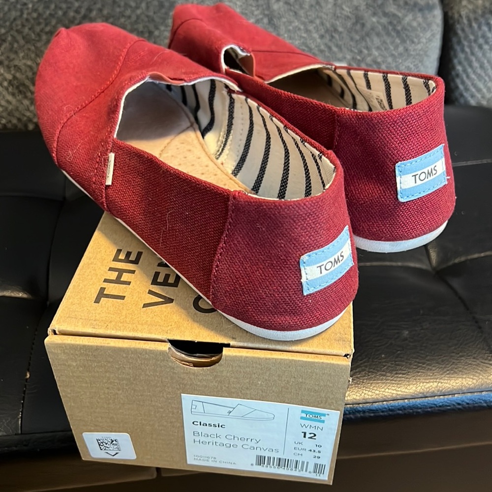 TOMS Alpargata Heritage Canvas size 12